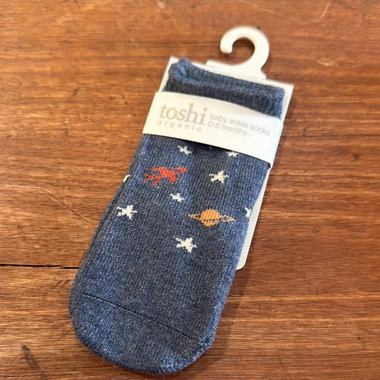 Toshi Baby Ankle Socks Space