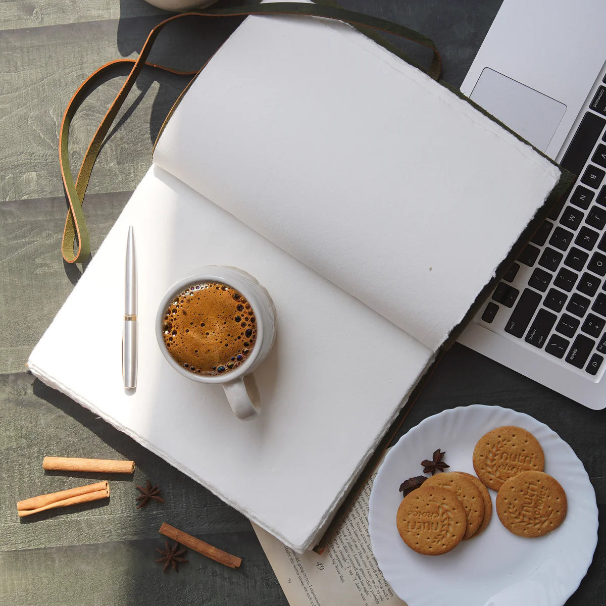 Nomad Black Leather Journal A4