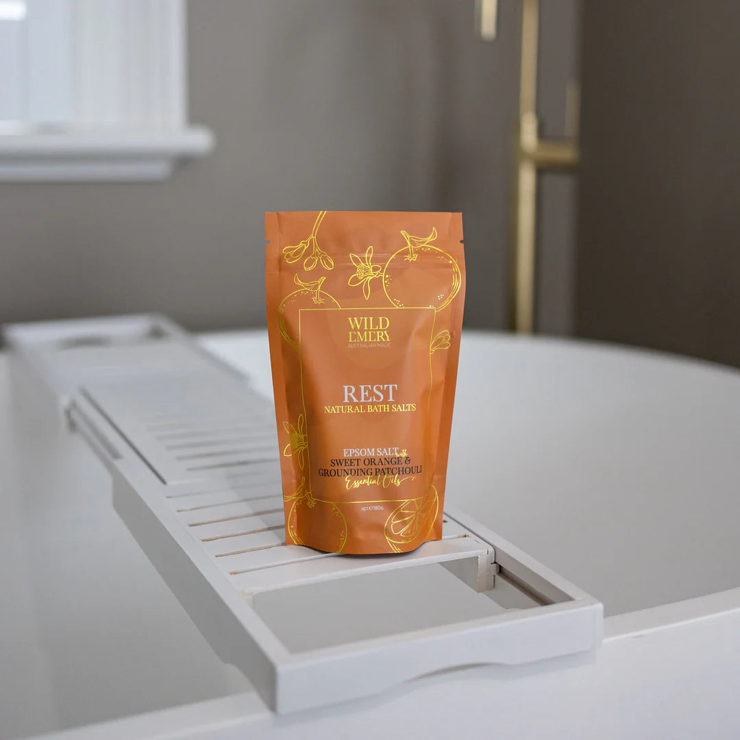 WILD EMERY
REST NATURAL BATH SALTS