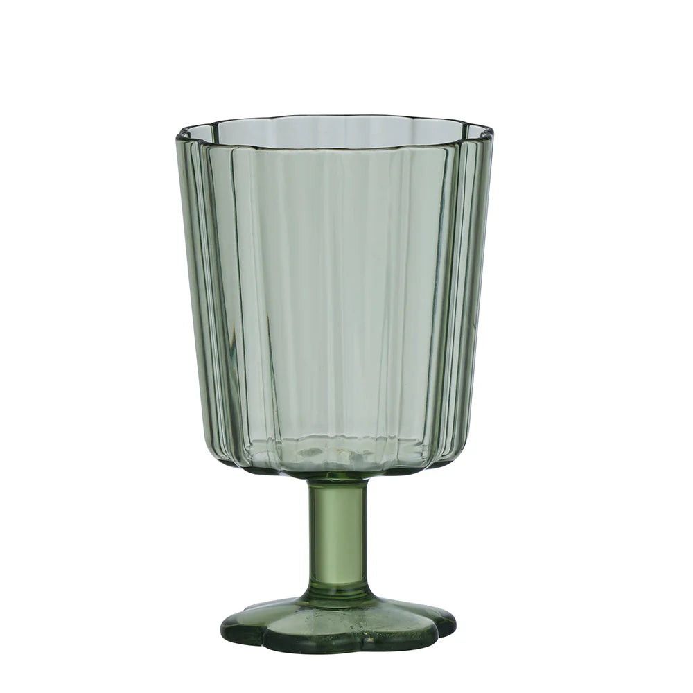 Carina Acrylic Wine Glass- Green