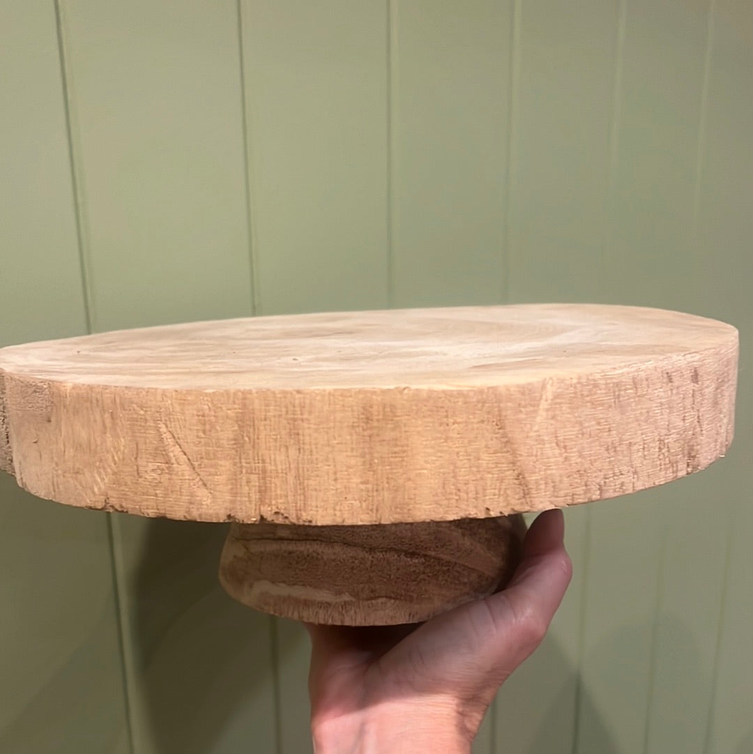 Timber Round Stand Large