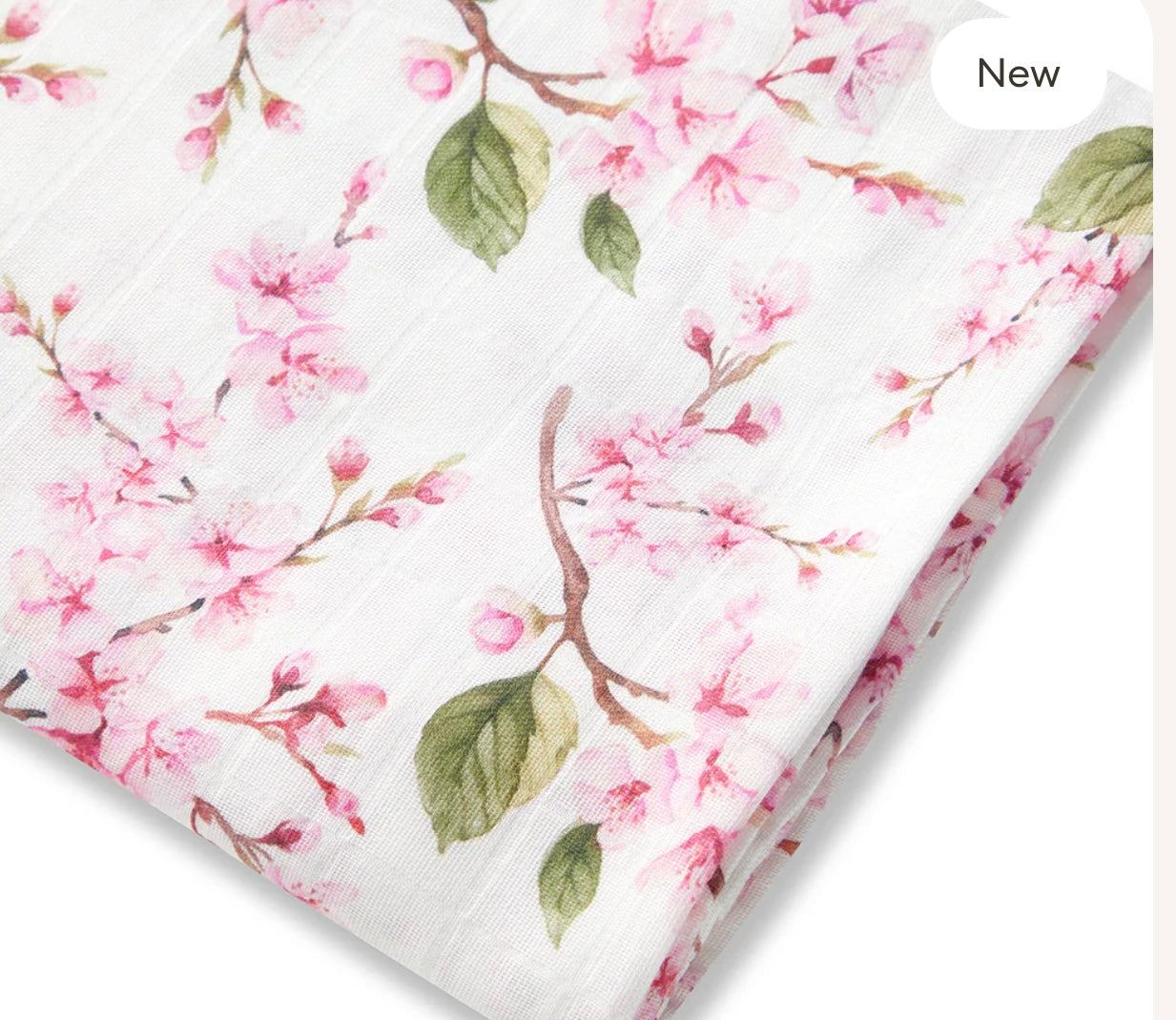 Cherry Blossom Organic Muslin Wrap