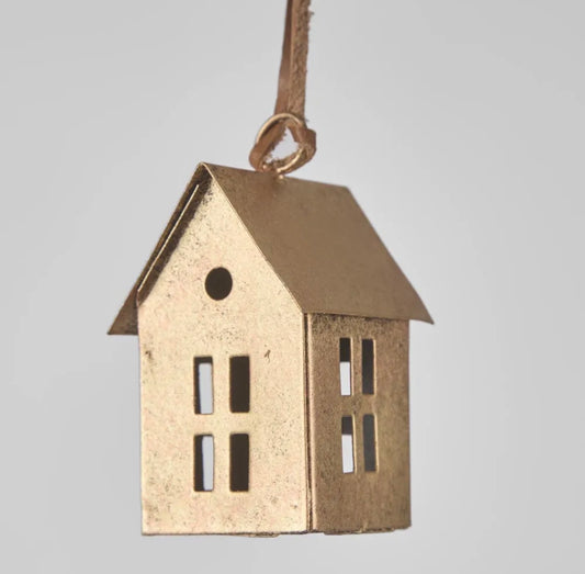Brass Bird House Rectangle