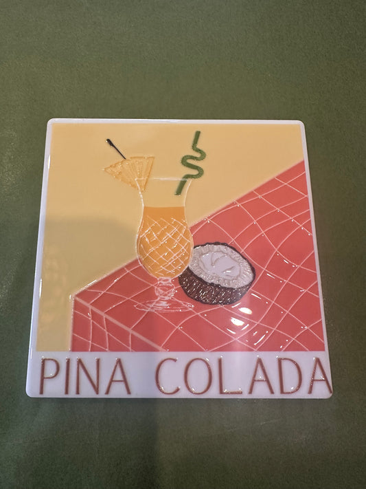 Pina Colada Cocktail Coaster