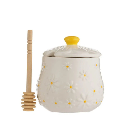 Daisy honey pot