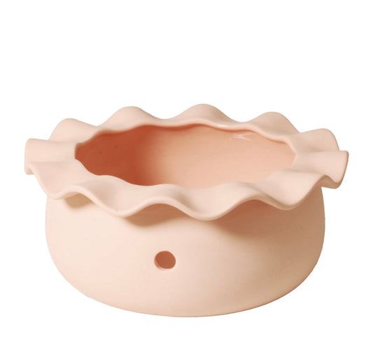 Yarn Bowl For Knitting Coral colourway