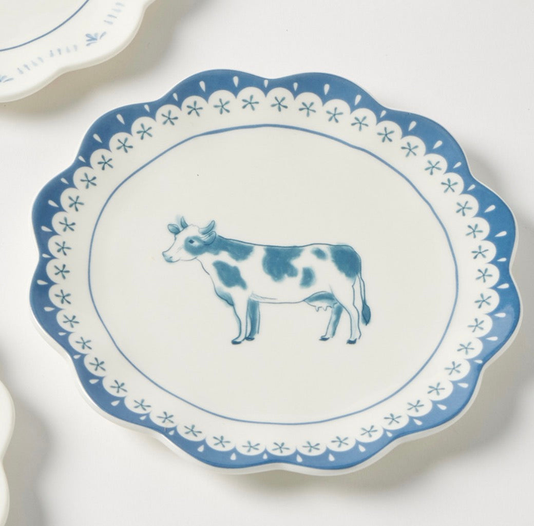 Maison Bleue Petite Cow Plate