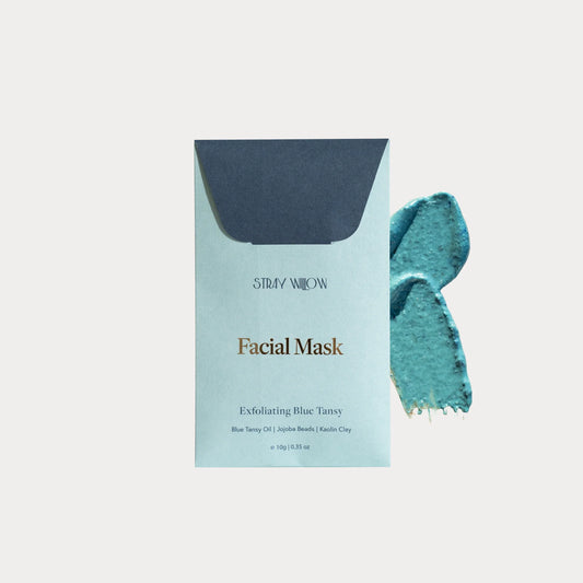 Blue tansy facial mask