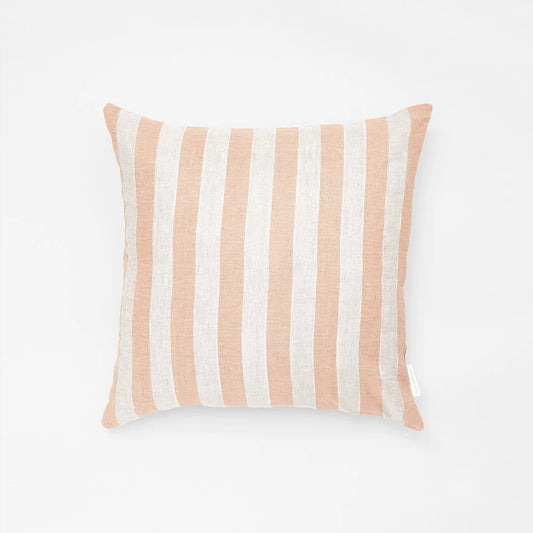 Stripe rose square cushion
