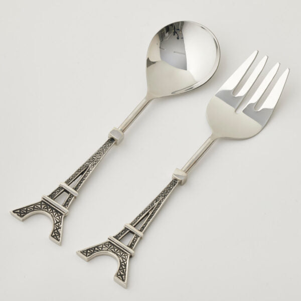 Eiffel Tower Salad Servers Set of 2