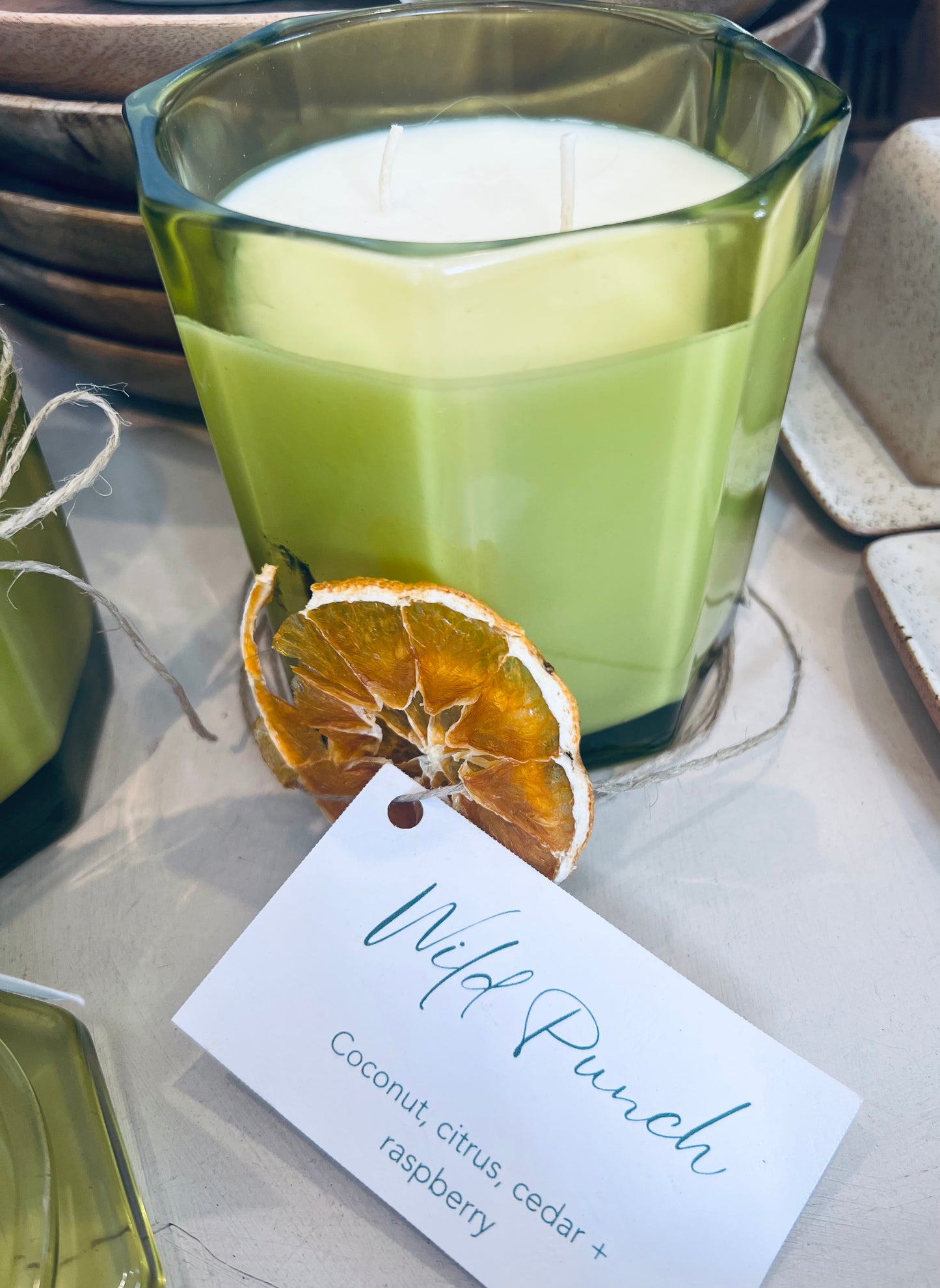 Wild Punch Glass Candle