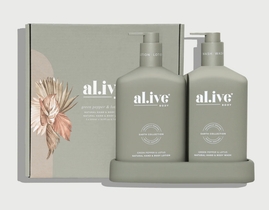 Ali.ive Duo Pack Hand and Body Green Pepper & Lotus