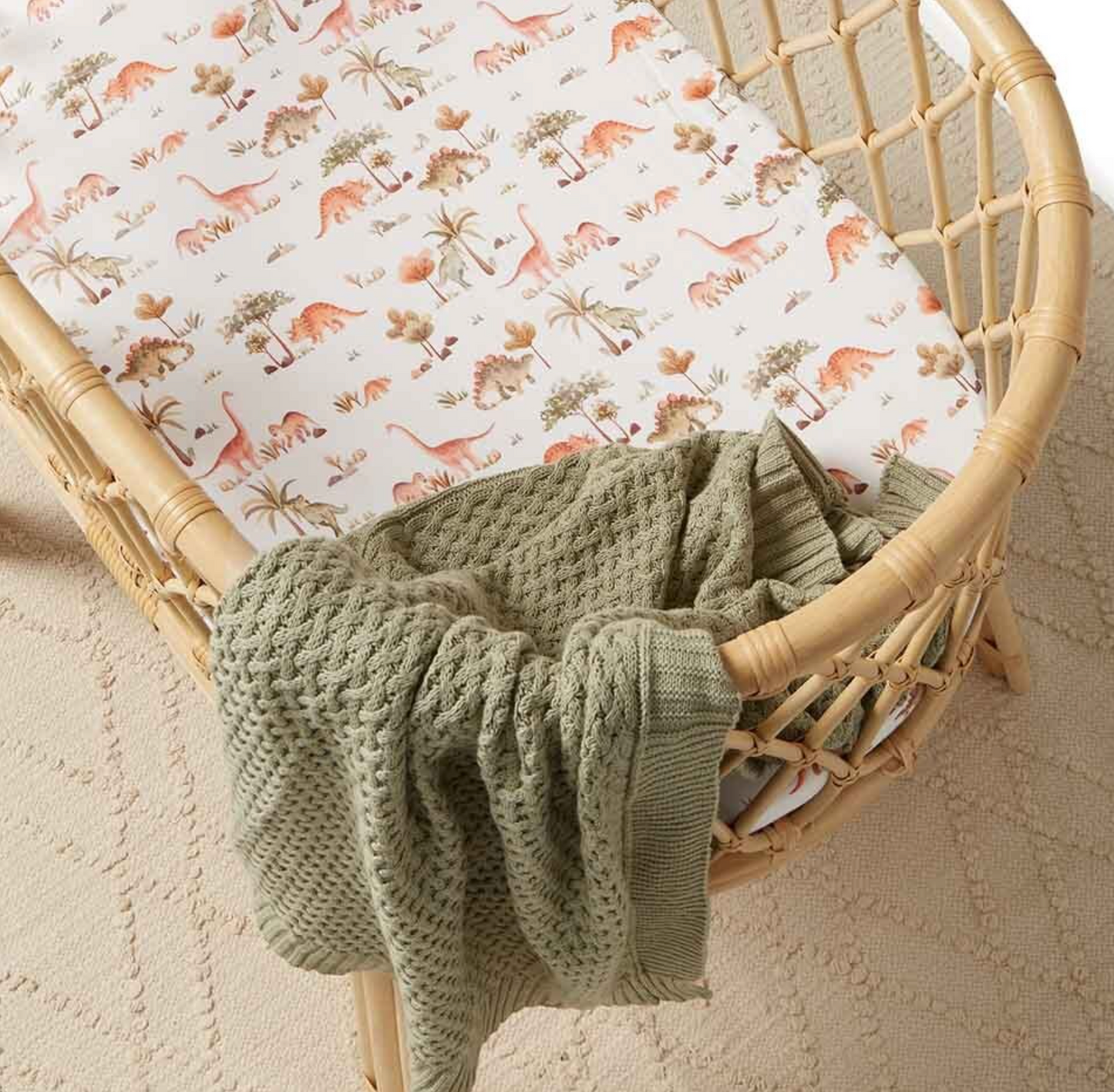 Snuggle Hunny Organic Diamond Knit Blanket