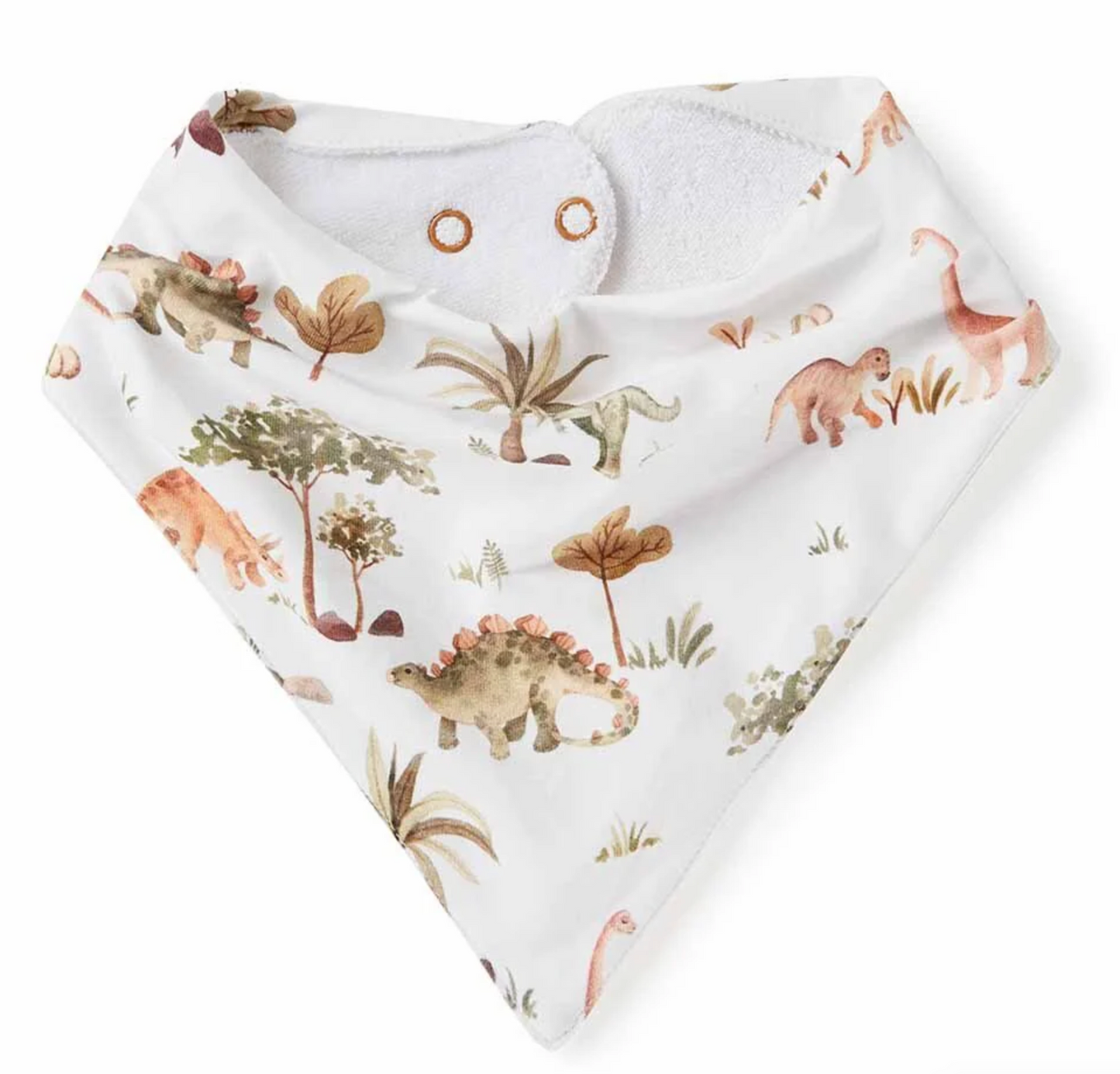 Snuggle Hunny Dino Organic Dribble Bib