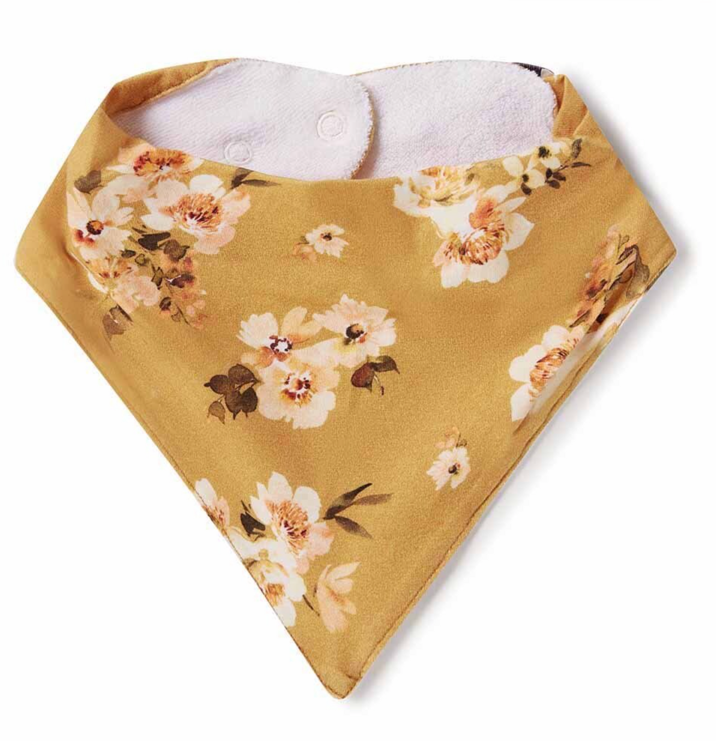 Snuggle Hunny Golden Flower Organic Dribble Bib