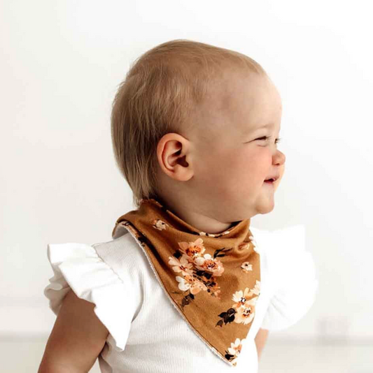 Snuggle Hunny Golden Flower Organic Dribble Bib