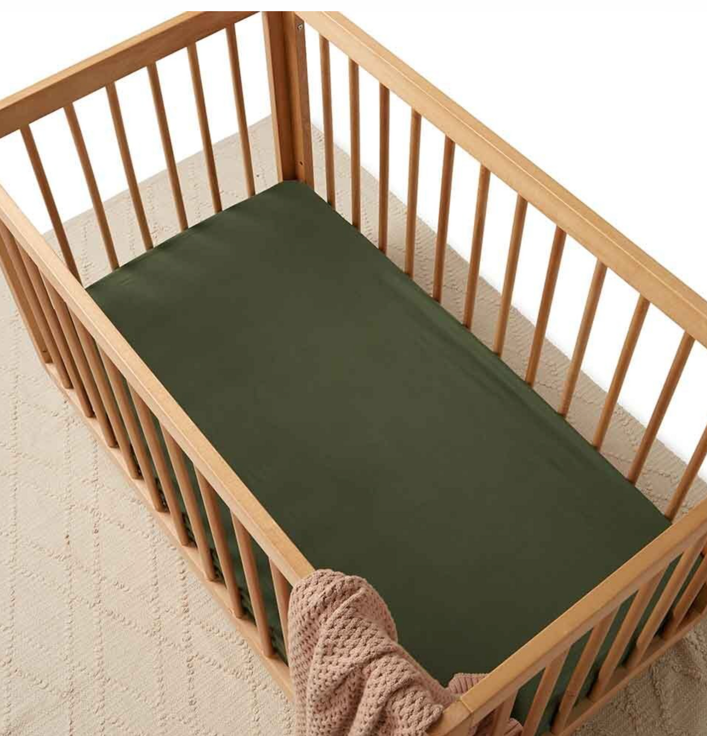 Snuggle Hunny Organic Cotton Sheet Olive