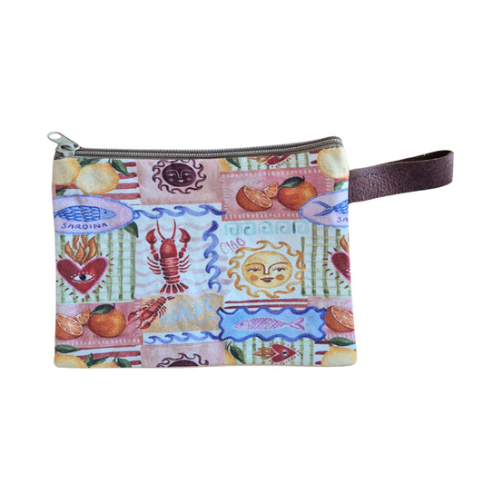 Canvas Coin Purse- Orange