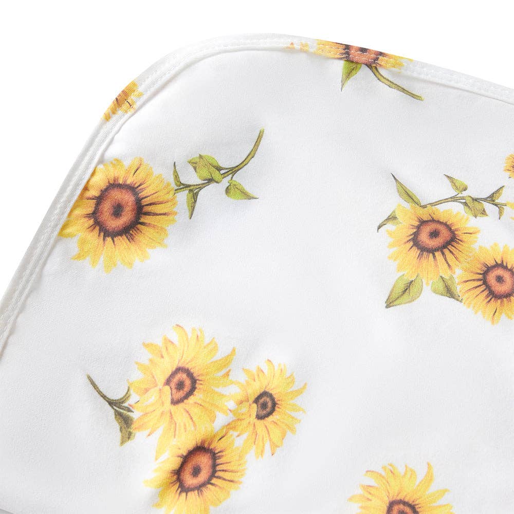 Sunflower Organic Jersey Wrap & Topknot Set