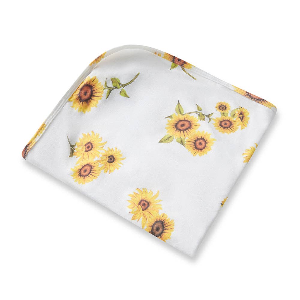 Sunflower Organic Jersey Wrap & Topknot Set