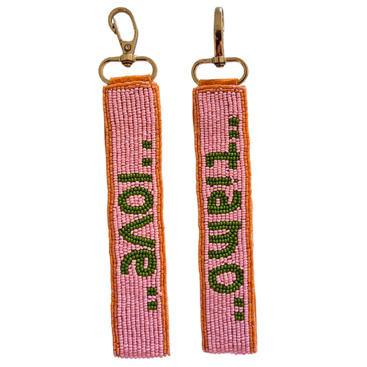 Tiamo Love Beaded Keychain