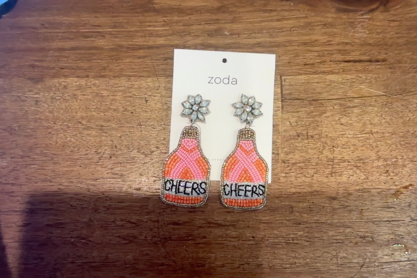 Beaded Earrings Cheers